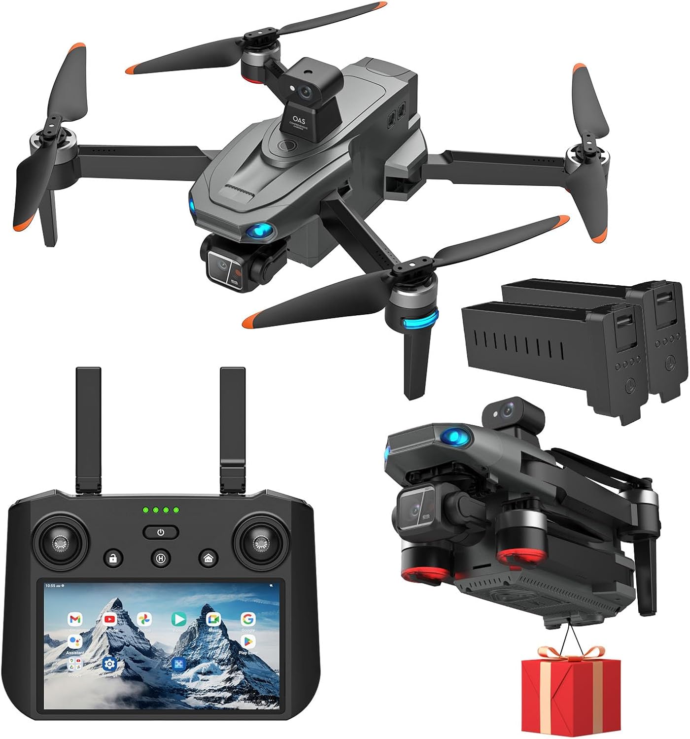 Bingchat AE Pro SilverBlack Drone