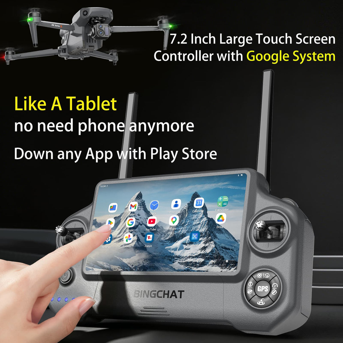 2026 Professional Tablet Remote Pro Drones with Camera for Adults 4k Videos, 360 Obstacle Avoidance, Payload Release, 3-Axis Gimbal, Night Mode, 90 Minutes Long Batteries, 6 Miles Safe Long Range, High Wind Resistance, Rainproof, Beginner Mode